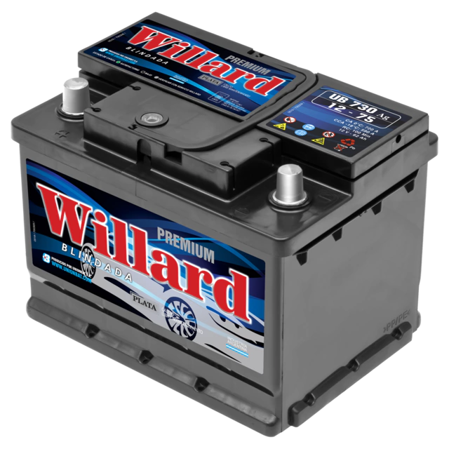 Batería Willard UB730 izquierda 12x75